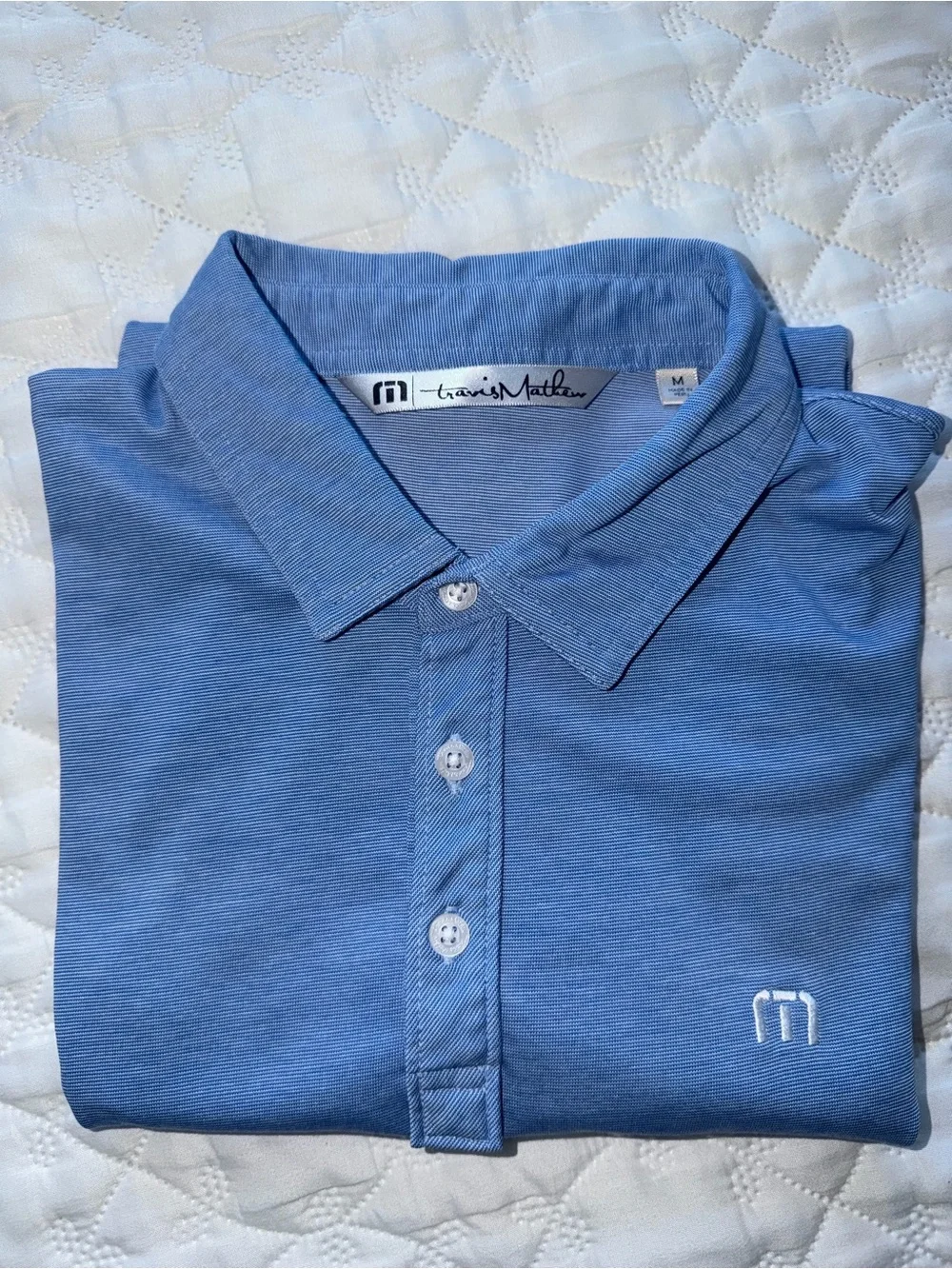 Travis Mathew Light Blue Classic Polo